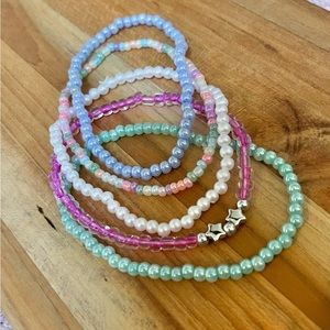 Pastel stretch bracelets 🌸